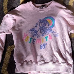 Pink long sleeve shirt